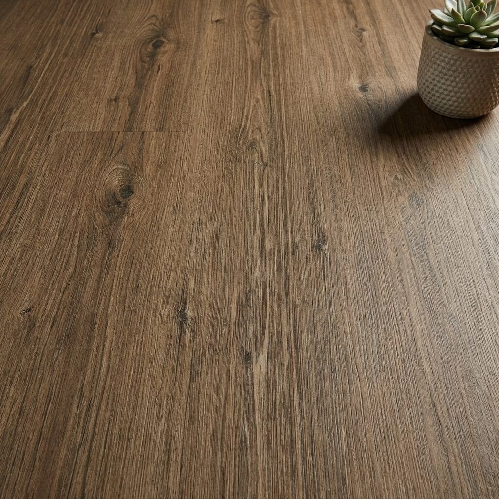 Amtico Spacia Hampton Oak luxury vinyl flooring close-up texture