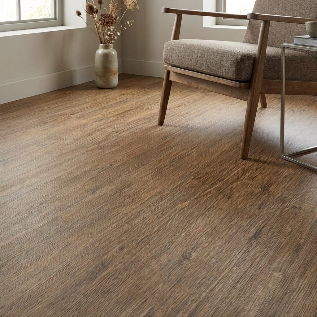 Amtico Spacia Hampton Oak luxury vinyl flooring detailed view