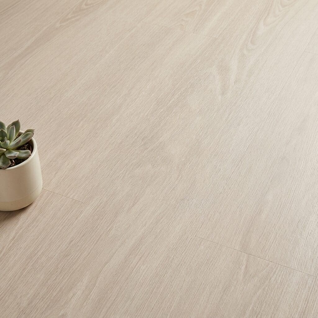 Amtico Spacia Iced Oak luxury vinyl flooring close-up texture