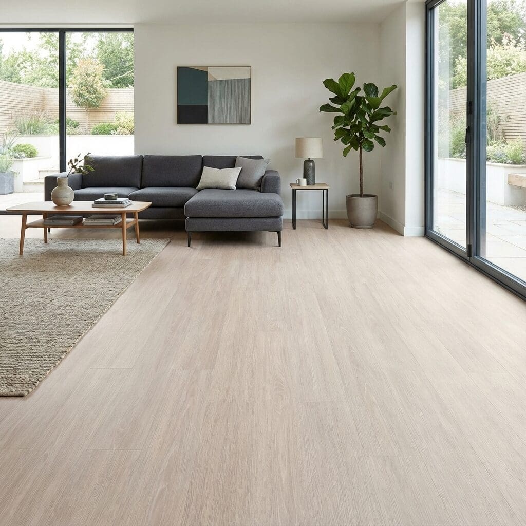Amtico Spacia Iced Oak luxury vinyl flooring room interior