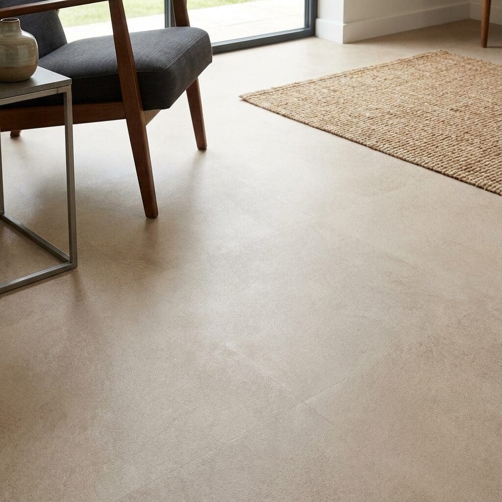 Amtico Spacia Kingham Stone luxury vinyl flooring detailed view