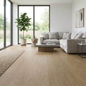 Amtico Spacia Limed Wood Natural luxury vinyl flooring room interior