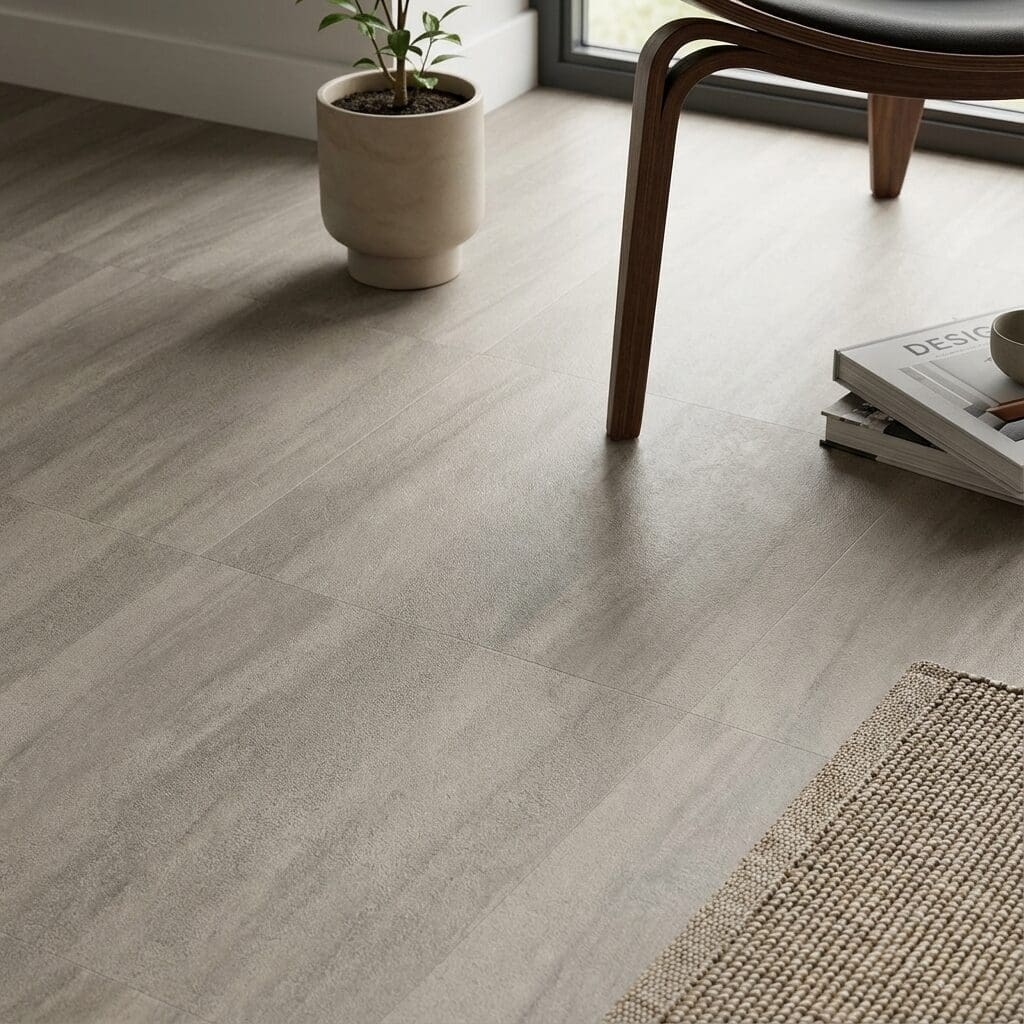 Amtico Spacia Linear Stone Shale luxury vinyl flooring detailed view