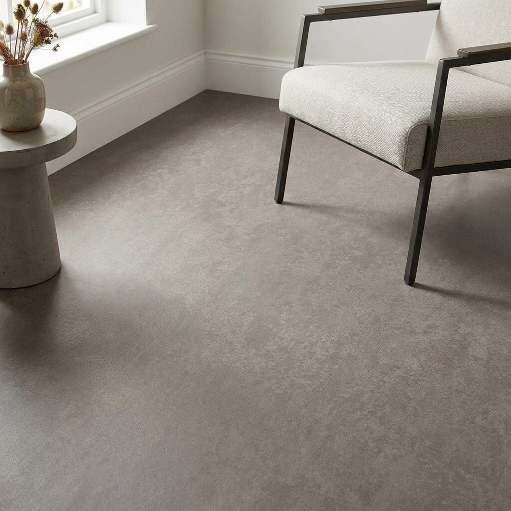 Amtico Spacia Metropolis Smoke luxury vinyl flooring detailed view