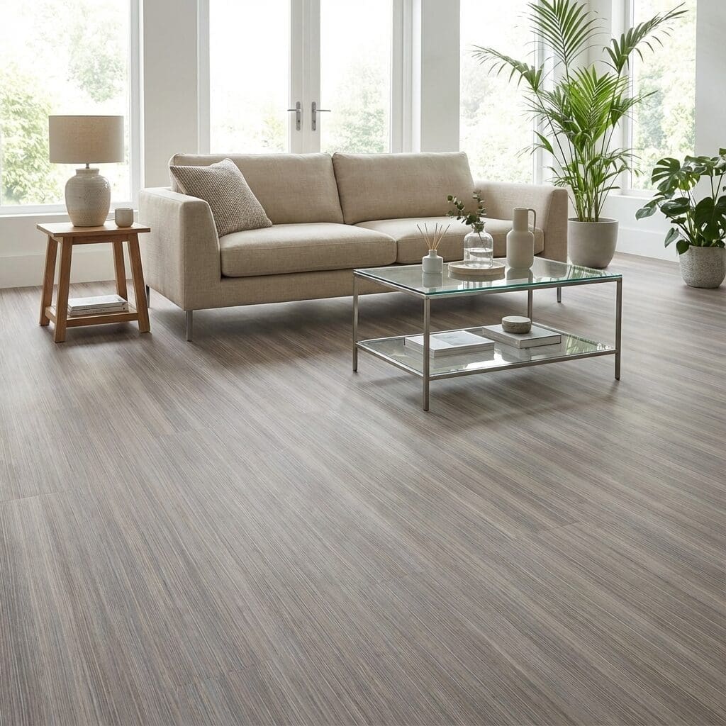 Amtico Spacia Mirus Feather luxury vinyl flooring room interior