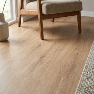 Amtico Spacia Muted Oak luxury vinyl flooring detailed view