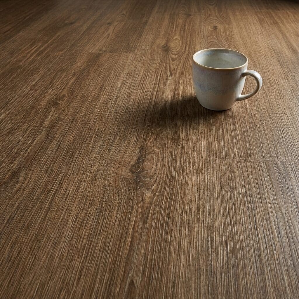 Amtico Spacia Noble Oak luxury vinyl flooring close-up texture