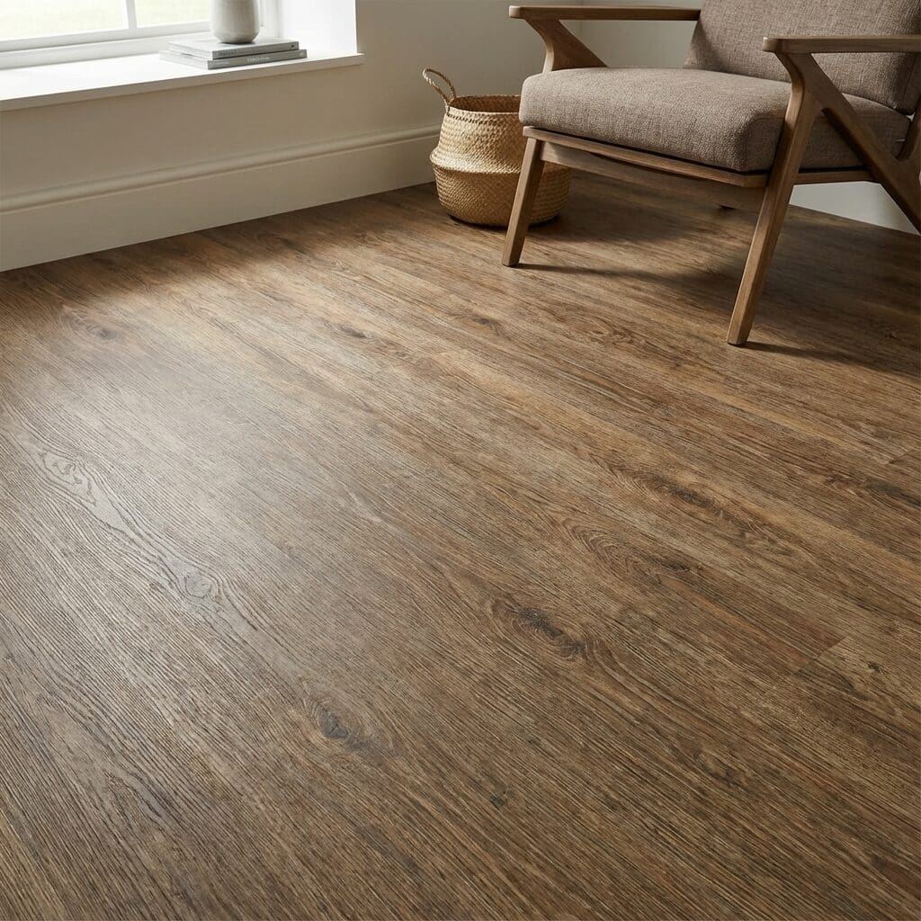 Amtico Spacia Noble Oak luxury vinyl flooring detailed view