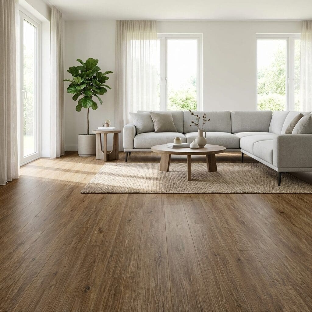 Amtico Spacia Noble Oak luxury vinyl flooring room interior
