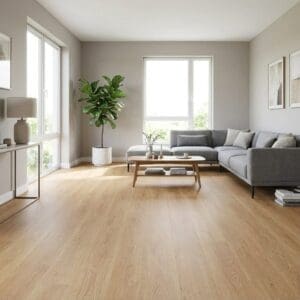 Amtico Spacia Pale Ash luxury vinyl flooring room interior