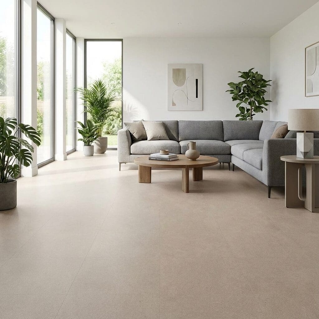 Amtico Spacia Pampas luxury vinyl flooring room interior