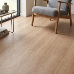 Amtico Spacia Powdered Oak luxury vinyl flooring detailed view