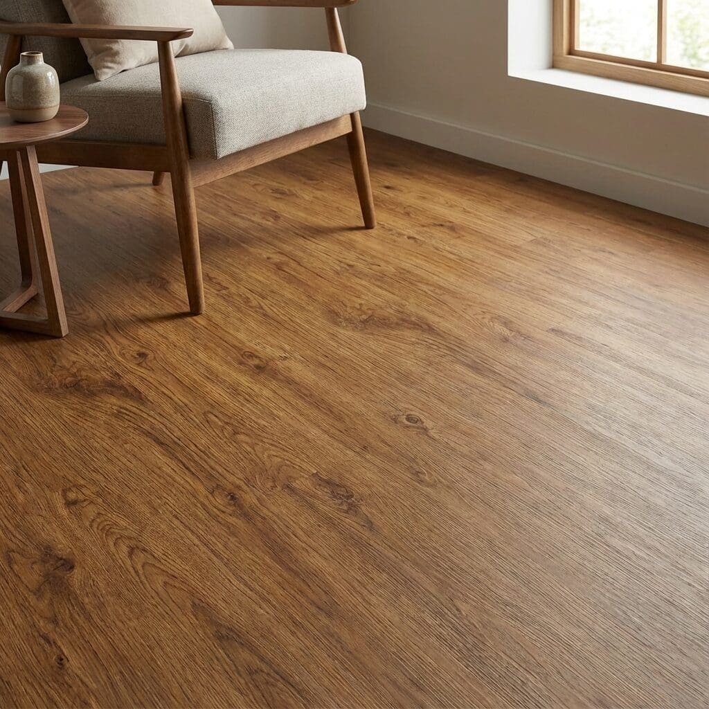 Amtico Spacia Royal Oak luxury vinyl flooring detailed view