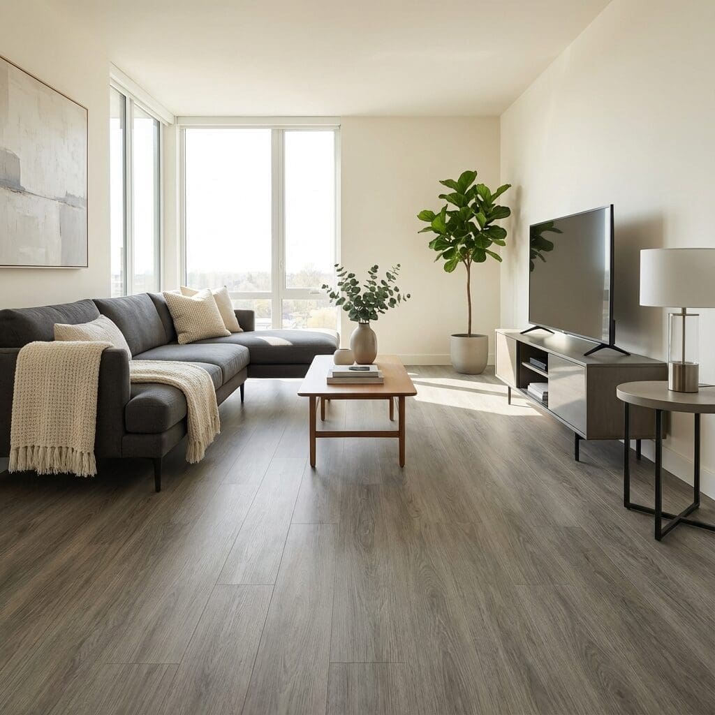 Amtico Spacia Sash Oak luxury vinyl flooring room interior