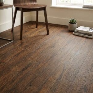 Amtico Spacia Scorched Timber luxury vinyl flooring detailed view