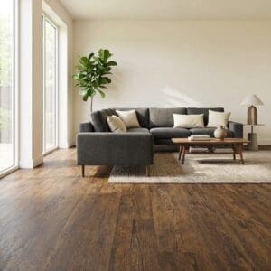 Amtico Spacia Scorched Timber luxury vinyl flooring room interior