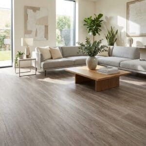 Amtico Spacia Washed Salvaged Timber luxury vinyl flooring room interior
