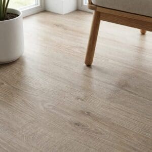 Amtico Spacia White Ash luxury vinyl flooring detailed view