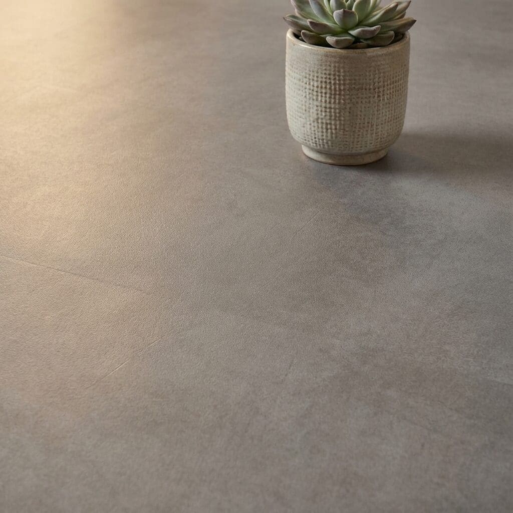 Amtico Spacia Zinc luxury vinyl flooring close-up texture