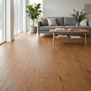 Aldford Oak engineered oak flooring room interior - photorealistic room shot