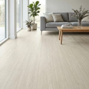 Amtico Spacia Chalked Oak luxury vinyl flooring room interior - photorealistic room shot