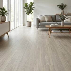 Amtico Spacia Clifton Oak luxury vinyl flooring room interior - photorealistic room shot