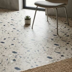 Amtico Spacia Como SS5S2613 luxury vinyl flooring detailed view - photorealistic room shot