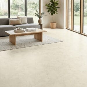 Amtico Spacia Dover Stone luxury vinyl flooring room interior - photorealistic room shot