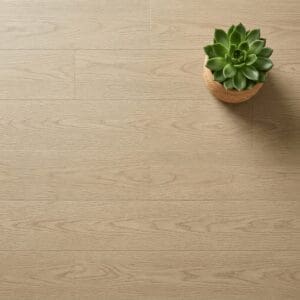 Amtico Spacia Grove Oak luxury vinyl flooring close-up texture - photorealistic room shot