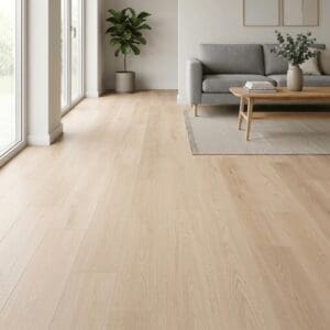 Blenheim Oak luxury vinyl flooring room interior - photorealistic room shot