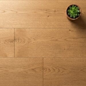 Bowdon Oak engineered oak flooring close-up texture - photorealistic room shot