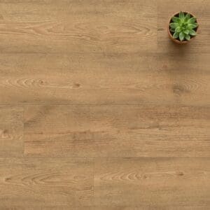 Brampton Chase Classics Farmhouse Oak luxury vinyl flooring close-up texture - photorealistic room shot