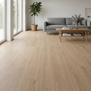 Brampton Chase Classics Limed Oak luxury vinyl flooring room interior - photorealistic room shot