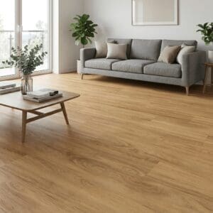 Brampton Chase Classics Manor Oak luxury vinyl flooring room interior - photorealistic room shot