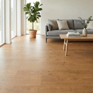 Brampton Chase Classics Old English Oak luxury vinyl flooring room interior - photorealistic room shot