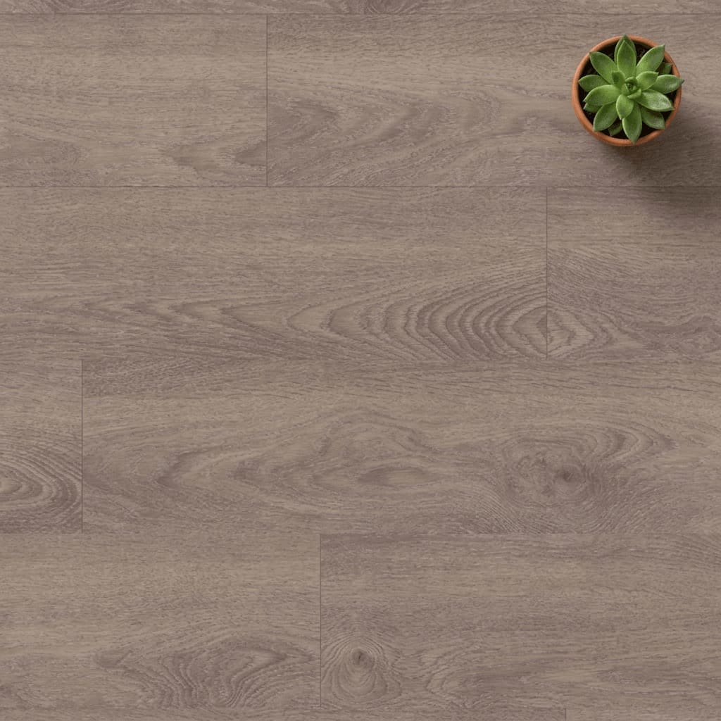 Brampton Chase Classics Silver Oak luxury vinyl flooring close-up texture - photorealistic room shot