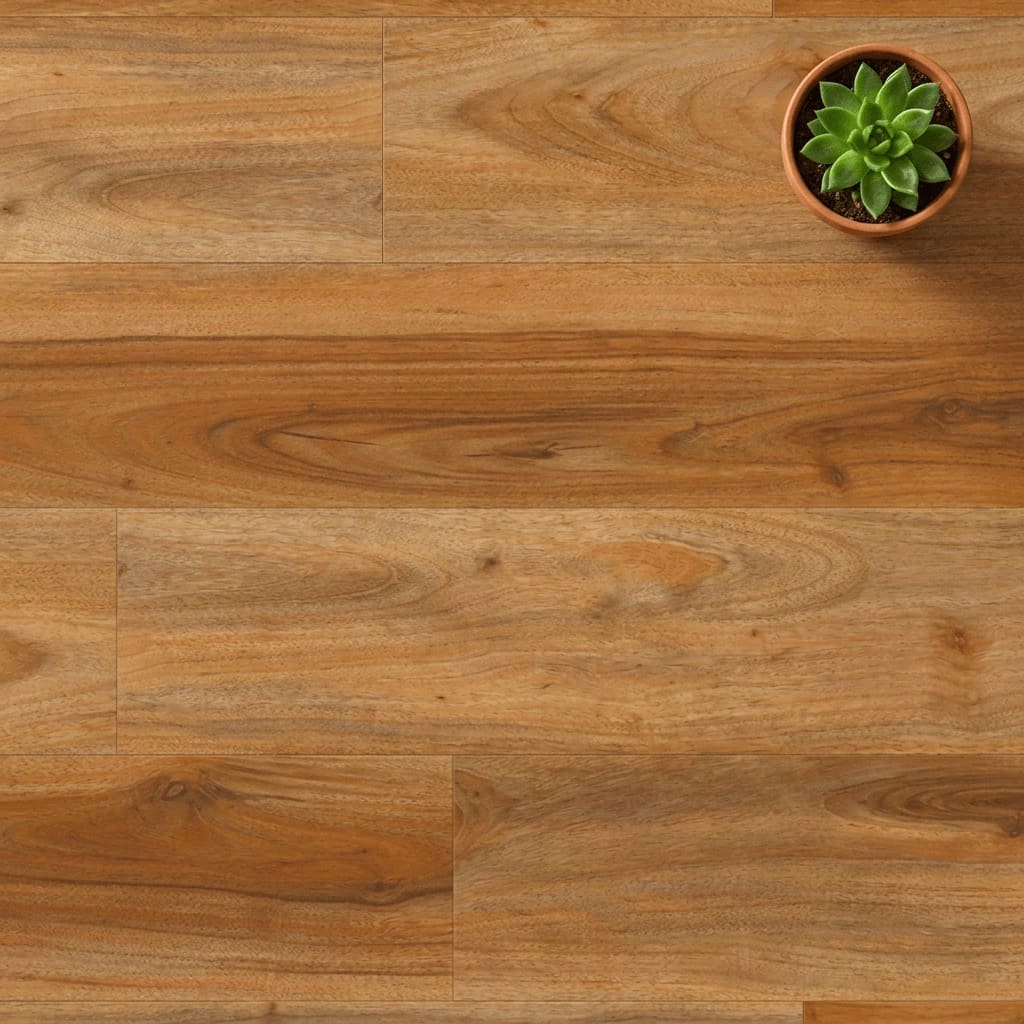 Brampton Chase Classics Weathered Oak luxury vinyl flooring close-up texture - photorealistic room shot