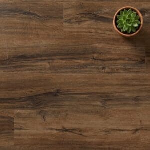 Brampton Chase Studio Designs Large Plank Chicory Haze luxury vinyl flooring close-up texture - photorealistic room shot