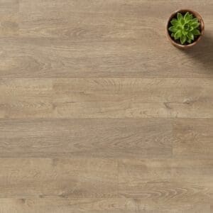 Brampton Chase Studio Designs Large Plank European Oak luxury vinyl flooring close-up texture - photorealistic room shot