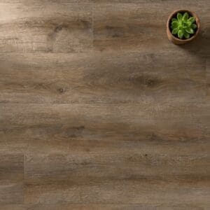 Brampton Chase Studio Designs Large Plank Smokey Bay luxury vinyl flooring close-up texture - photorealistic room shot