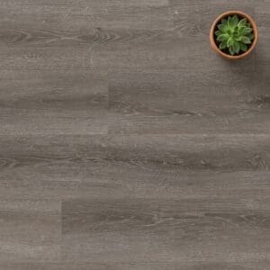 Brampton Chase Studio Designs Large Plank Urban Dusk luxury vinyl flooring close-up texture - photorealistic room shot