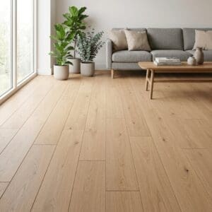 Cholmondeley Oak engineered oak flooring room interior - photorealistic room shot