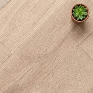 Cuddington Oak Herringbone engineered oak flooring close-up texture - photorealistic room shot