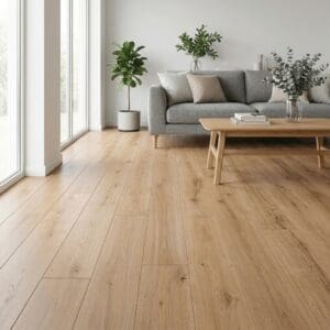 Dee Oak engineered oak flooring room interior - photorealistic room shot