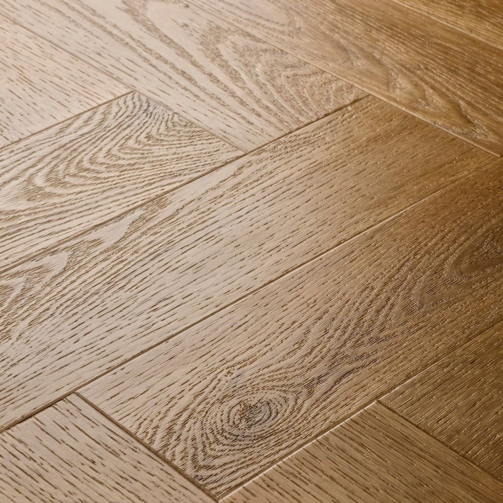Elements Inspirations Barn Oak Herringbone EIH07 flooring close-up showing wood grain detail