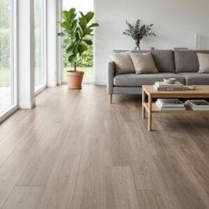Farncombe Oak luxury vinyl flooring room interior - photorealistic room shot