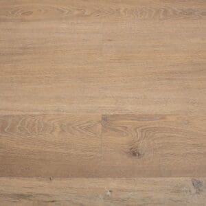 Close up of GF SPC Broadway Oak flooring showing natural wood grain and light oak tones.