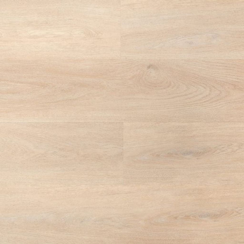 Close up of Campden Oak light blonde wood effect rigid core SPC flooring planks