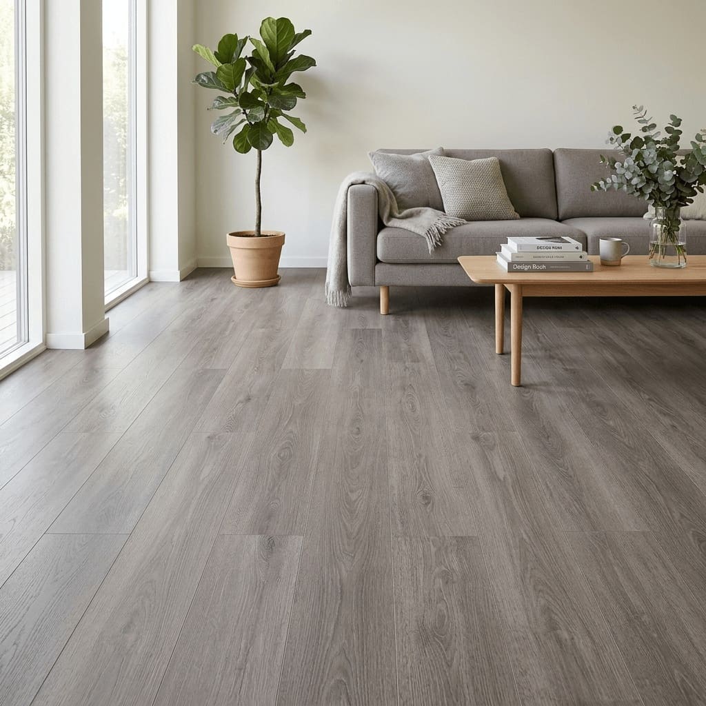 Kingham Oak luxury vinyl flooring room interior - photorealistic room shot