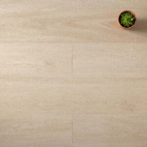 Leoube Oak luxury vinyl flooring close-up texture - photorealistic room shot